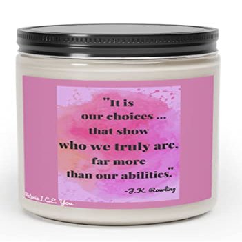 Our Choices 7.5oz Soy Jar Candle (Vanilla Bean)