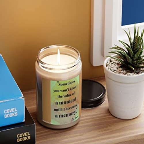 Value The Moment 7.5oz Soy Jar Candle (Vanilla Bean)