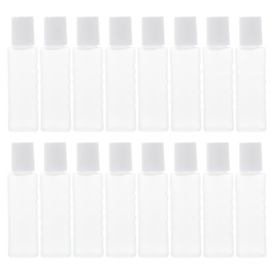 Healifty 25-Pack Mini Liquid Bottles 0.39 Oz Leak-Proof Contact Lens Care Solution Bottles with Screw Caps Portable Travel Eye Drop Containers