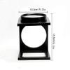 JF-Xuan Magnifying Glass Foldable Mini Portable Magnifying Glass, 5X HD Optical Lens with Scale Display, Foldable Three Times view 2