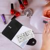 SOLUSTRE 2pcs Nail Holder Portable Storage Pouch Slots for Nail Printing Templates Snap Button Design for Easy Access and for Organizing Supplies view 4