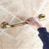 HongLianRiven Bath Handle Towel Rail Full Copper Bathroom with Handrails Tub Armrest Antique Towel Rack Handrail Grab Bars view 2