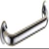 HongLianRiven Bath Handle Towel Rail Bathroom Fittings Bathtub Grab Bar Towel Rack Stair Ramp Non-Slip Handle Armrest Handle, Elderly Reduced Mobility Grab Bars view 1