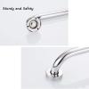 HongLianRiven Bath Handle Towel Rail Safety Grab Bar Bathtub Handle, Grab Rail Steel Non-Slip Handles, Support Rails The Elderly/Disabled Toilet/Shower Bathroom view 3