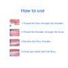 EasyHonor Dental Floss Threaders for Braces, Bridges, and Implants,Green, 300 Count (6 Pack) view 3