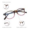 EYEGUARD 4 Pack Reading Glasses Blue Light Blocking Spring Hinge Women Readers (4 Pack Mix, 2.25) view 2