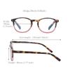 EYEGUARD 4 Pack Reading Glasses Blue Light Blocking Spring Hinge Women Readers (4 Pack Mix, 2.25) view 3