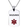 NanMuc Autism Medical ID Necklace Pendant for Men Women Stainless Steel Engraved Medical ID Tag Emergency Med Alert Necklace Jewelry view 1