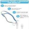 Replacement Set for P10 Series, Includes Headgear, Frame, Tube, Clips in One Pack, Snug Fit & Durable Replacement view 4