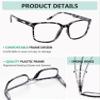 Eyekepper Transition Photochromic Reading Glasses for Women and Men Grey Tortoise +2.00 view 4