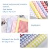 60 Sheets Waterproof Gift & Flower Wrapping Paper Tartan Pattern Wrapping Paper for Birthday, Holiday, Party, Wedding, Gift Packing, 22.8x22.8 Inches, Light Sky Blue view 3
