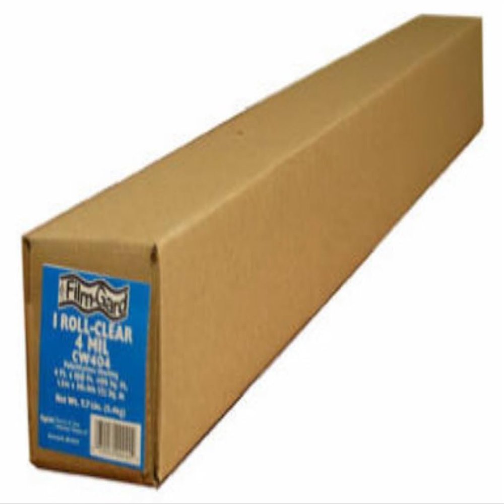 (10X100 - Pack of Three) Covalence Plastics 4ML CLR 10-by-100-Foot 4-Millimeter Clear