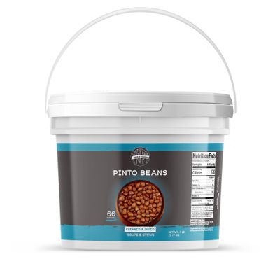 Birch & Meadow 1 Gallon, Pinto Beans, Non GMO, Cleaned & Dried