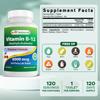 Best Naturals Vitamin B-12 as Methylcobalamin (Methyl B12), 6000 mcg 120 Sublingual Tablets (120 Count (Pack of 3)) view 2