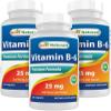 Best Naturals Vitamin B6 25mg 250 Tablets (250 Count (Pack of 3)) view 1