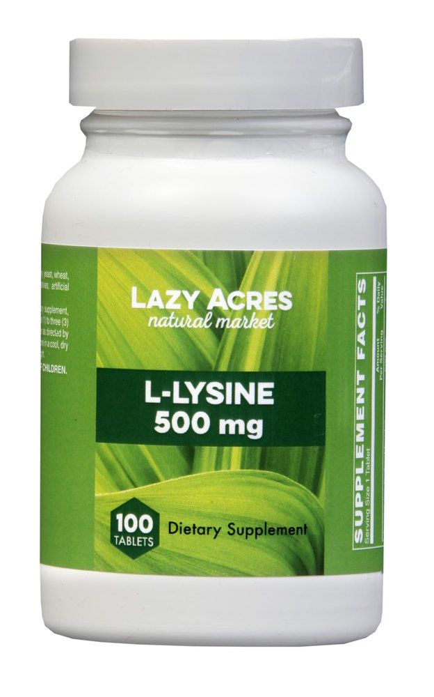 Holly Hill Health Foods, L-Lysine 500 MG, 100 Tablets