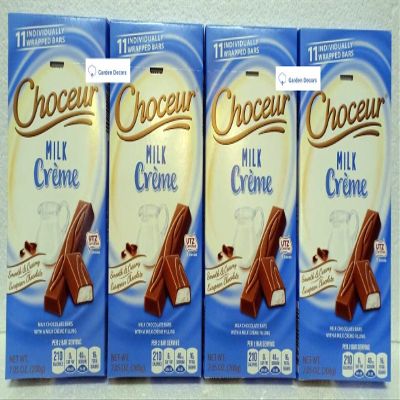 Choceur Milk Crme Smooth Creamy European Chocolate 7.05oz 200g (Four Bars)