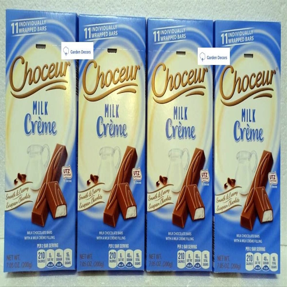 Choceur Milk Crme Smooth Creamy European Chocolate 7.05oz 200g (Four Bars)