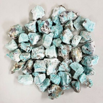 1 LB Raw Amazonite Crystal Bulk Wholesale Rough Stones Amazonite Gemstone