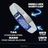 Divoti Custom Engraved Medical Alert ID Band, Double-Sided Emergency Contact Silicone WristbandICE Info, Phone Unlock Code&Allergy Note, Personalized Safety Alert -PVD Pink/Dark Glow Blush/13 view 3