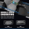 Divoti Custom Engraved Medical Alert ID Band, Double-Sided Emergency Contact Silicone WristbandICE Info, Phone Unlock Code&Allergy Note, Personalized Safety Alert -PVD Pink/Jazz Blue/13 view 4