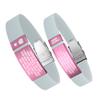 Divoti Custom Engraved Medical Alert ID Band, Double-Sided Emergency Contact Silicone WristbandICE Info, Phone Unlock Code&Allergy Note, Personalized Safety Alert -PVD Pink/Dark Glow Aqua/13 view 1