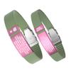 Divoti Custom Engraved Medical Alert ID Band, Double-Sided Emergency Contact Silicone WristbandICE Info, Phone Unlock Code&Allergy Note, Personalized Safety Alert -PVD Pink/Green Mint/13 view 1