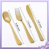 175Pcs Purple and Gold Party Decorations, Purple Plates and Cups and Napkins Sets, Gold Disposable Plates for Birthday Wedding Party Supplies, Serves 25 view 4