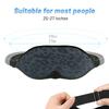 2023 Fashion Sleep Mask, Sleeping Mask for Women, 100% Blackout Eye Mask, Soft Covering Strong Light, Suitable for Travel/Yoga/Nap (Leopard Print) view 2
