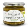 CAMPO D'ORO - Pistachio Pesto, Paste, UnSweetened, Sicilian Pesto Sauce, Savory, Creamy, Spreadable, 6.35oz, Sicily view 1