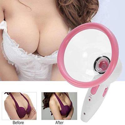 MDSD Electric Breast Massager, Chest Augmentation Massager, Double Cup Breast Massager, Suitable for Flat Breasts, Breast Dysplasia and Sagging Breasts