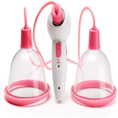 MDSD Electric Breast Massager, Chest Augmentation Massager, Double Cup Breast Massager, Suitable for Flat Breasts, Breast Dysplasia and Sagging Breasts