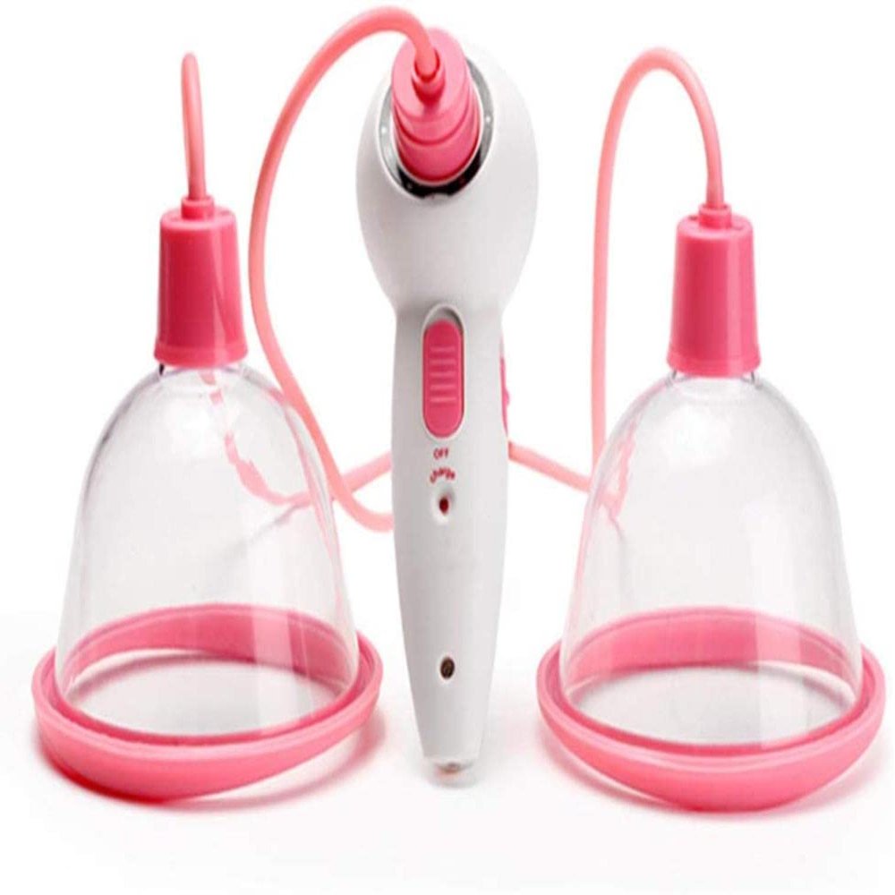 MDSD Electric Breast Massager, Chest Augmentation Massager, Double Cup Breast Massager, Suitable for Flat Breasts, Breast Dysplasia and Sagging Breasts