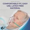 Endure Elongated Oxygen Mask with 6.8' Tubing and Adjustable Elastic Strap, Pack of 2 (Adult) view 4