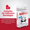 BioSwiss Bandages, Panda Shaped Self Adhesive Bandage Set, Latex Free, Sterile Wound Care, 24 Count view 2