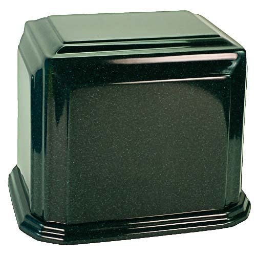 Arch Cultured Marble Urn for Two - Green, Extra Large Size Adult Urn, Companion Urn, Capacity for up to 490 lbs Ashes of a Man or Woman, Ground Burial, Home or Funeral Memorial Cremation Urn for Ashes