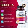 Digest + Postbiotics Supplement for Women and Men, Multi Enzymes, Organic Prebiotic & Probiotic for Digestive Health with Bromeline, Papin and Lipase, Non-GMO, Gluten-Free, 60 Vegetarian Caps view 4