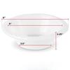 Nicole Fantini 12oz Medium Weight Disposable White Plastic Soup Bowl : Perfect for home, offices, parties, restaurants, and hotels: 100CT view 2