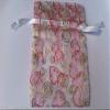 15 Gold & Pink Hearts Valentine Organza Fabric Drawstring 3.5"x5" Gift Bags Jewelry Making For You view 3