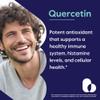 BESTVITE Quercetin 500mg (120 Vegetarian Capsules) - No Stearates - No Silicon Dioxide - Vegan - Non GMO - Gluten Free view 2