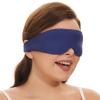ALASKA BEAR Sleep Mask for Side Sleepers Patented Design, Cup-Shaped and Extra-Soft, 100 Blackout Eye Mask Shades Cover for Men and Women Home or Travel, Machine Washable, Colbot Blue view 1