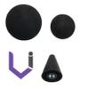 VI Jigsaw Massage Gun Replacement Attachment Kit view 3