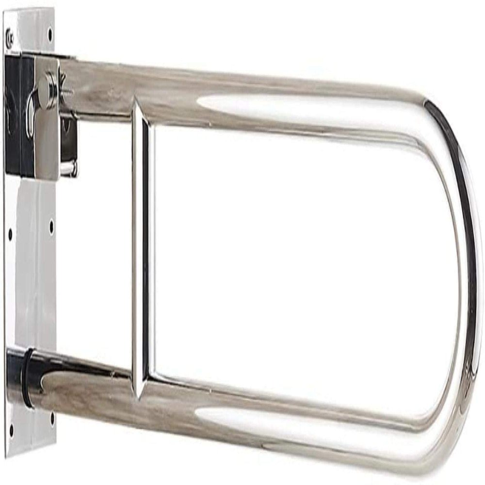 Bath Handle Towel Rail Folding Polishing Bathroom Grab Bar, Toilet Handicap Safety Support Rails Handrail Elderly Disabled Shower Anti-Skid Handle Towel (Color : Matte, Size : 80cm)