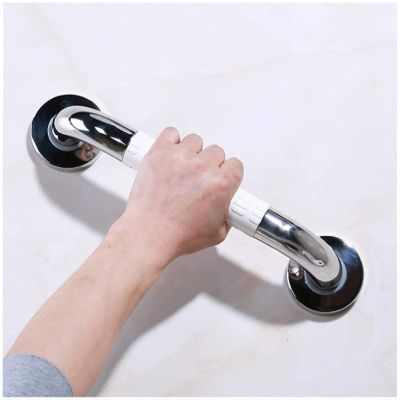 HongLianRiven Bath Handle Towel Rail Bathroom Grab Bar, Bathtub Anti-Skid Safety Metal Handrail, Outer Tube Elderly Pregnant Woman Toilet Support Rail Towel Rack (Color : Yellow, Size : 38cm)