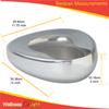 WellnessD'Light - Bed Pans for Elderly Men & Women Stainless Steel Bedpans for Hospital and Home Use view 3