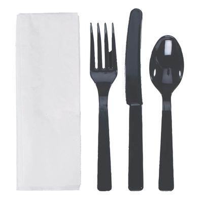 Hoffmaster 6 in x 2 in Economy Cutlery Kit 250 ct.