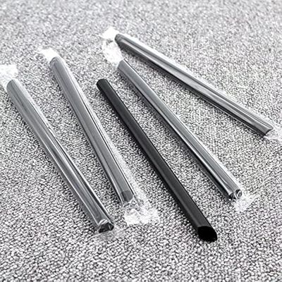 BrightCheer Bright Colors Reusable Jumbo Smoothie Straws, Thick Straws, 100 Pieces Bubble Tea Straws, Wide Straws Bulk, 12mm Diameter