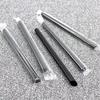 BrightCheer Bright Colors Reusable Jumbo Smoothie Straws, Thick Straws, 100 Pieces Bubble Tea Straws, Wide Straws Bulk, 12mm Diameter view 1