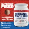 Yerba Prima Organic Whole Psyllium Husks Fiber - 20 oz (Pack of 2) - Natural Daily Dietary Fiber Supplement, Colon Cleanser, Regularity & Detox Cleansing Support, Gluten Free, Non GMO, Vegan view 2
