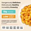 Schoolyard Keto Snacks - Cheddar Cheese - 15g Protein Puffs, Low Carb, Low Sugar - Gluten Free, Healthy & Diabetic Friendly, High Protein, Low Calorie snacks for Kids & Adults, USA Made, 12 Pack view 3